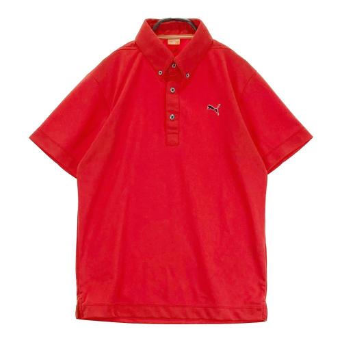 プーマ PUMA ポロシャツ ボタン ショートスリーブ 半袖 Mサイズ 赤 1-240101468455-m-01-pl.jpg