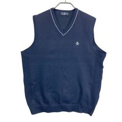 Munsingwear - coco 中古 マンシングウェア Munsing wear レディース ベスト L 白 ホワイト クルーネック ニット Munsingwear - coco 中古 マンシングウェア Munsing wear