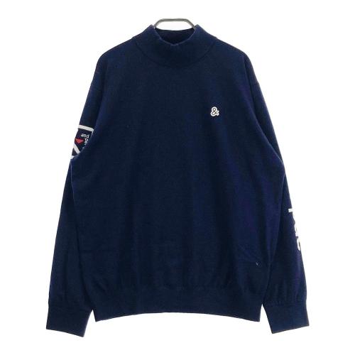 サイズ：M AND PER SE アンパスィ  ニット セーター  ネイビー系 [240101436966] ゴルフウェア メンズ ストスト AND PER SE アンパスィ ニット セーター ネイビー系 サイズ：M