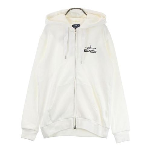サイズ：1 PEARLY GATES パーリーゲイツ  起毛 ジップジャケット  ホワイト系 [240101428495] ゴルフウェア レディース ストスト PEARLY GATES パーリーゲイツ 起毛 ジップジャケット ホワイト系