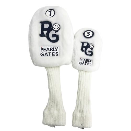 PEARLY GATES パーリーゲイツ ヘッドカバー ボア ニコちゃん