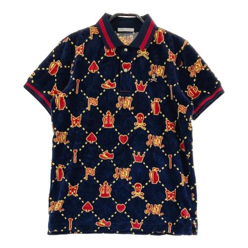 MARK&LONA マークアンドロナ 2023年 長袖襟付Tシャツ ベロア グレー系