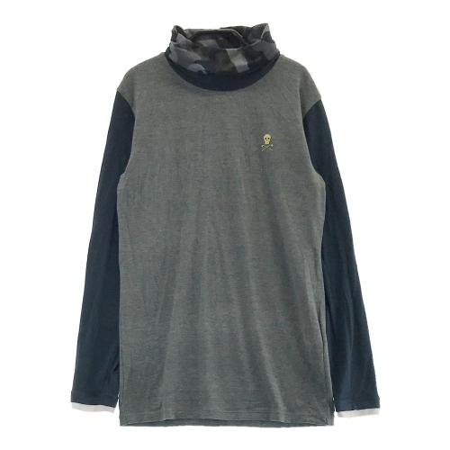 MARK&LONA マークアンドロナ タートルネック 長袖Tシャツ スカル