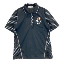 coco 中古 エムユースポーツ MU SPORTS レディース ブルゾン 42(L) 黒 ブラック 長袖ダブルジップアウター ジャージ素材 coco 中古 エムユースポーツ MU SPORTS レディース ブルゾン 42