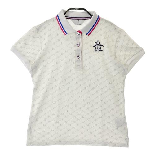サイズ：L MUNSING WEAR マンシングウェア 2024年モデル 半袖ポロシャツ  ホワイト系 [240101421445] ゴルフウェア レディース ストスト MUNSING WEAR マンシングウェア 2024年モデル 半袖ポロシャツ