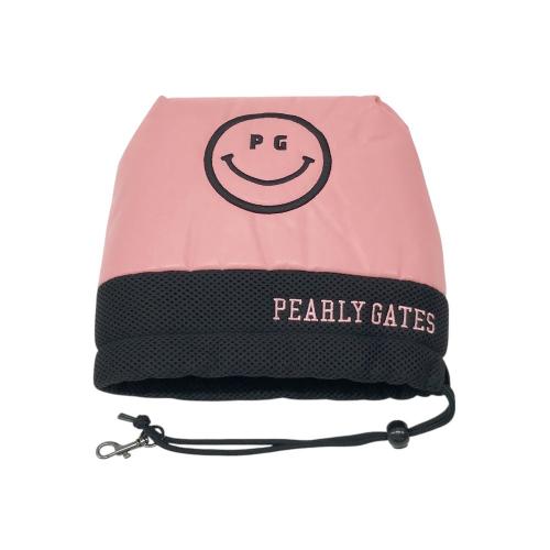 PEARLY GATES パーリーゲイツ  アイアンカバー ニコちゃん  ピンク系  [240101418238] ゴルフウェア ストスト PEARLY GATES パーリーゲイツ アイアンカバー ニコちゃん ピンク