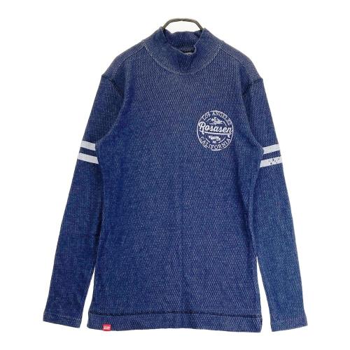 タグ付新品未使用ロサーセン長袖タートルネック ROSASEN ロサーセン タートルネック 長袖Tシャツ ネイビー系