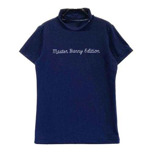 サイズ：0 MASTER BUNNY EDITION マスターバニーエディション 2024年モデル タートルネック 半袖Tシャツ  ピンク系 [240101428652] ゴルフウェア レディース ストスト MASTER BUNNY EDITION マスターバニーエディション 2024年モデル