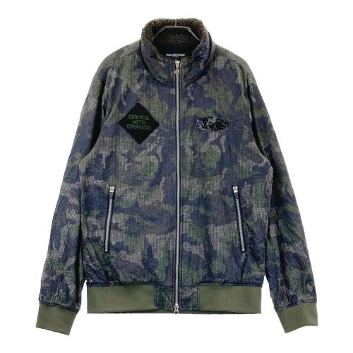 Dance With Dragon カモフラージュジャケット サイズ3 DANCE WITH DRAGON ダンスウィズドラゴン ; ネックボア ナイロン