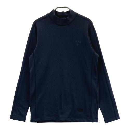 サイズ：5 MASTER BUNNY EDITION マスターバニーエディション 2022年モデル 裏起毛 ハイネック 長袖Tシャツ  ブラック系 [240101353005] ゴルフウェア メンズ ストスト MASTER BUNNY EDITION マスターバニーエディション 2022年モデル
