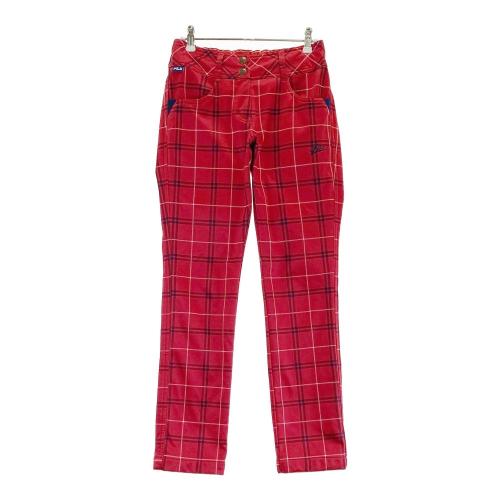FILA GOLF フィラゴルフ 裏起毛 ジップジャケット チェック柄