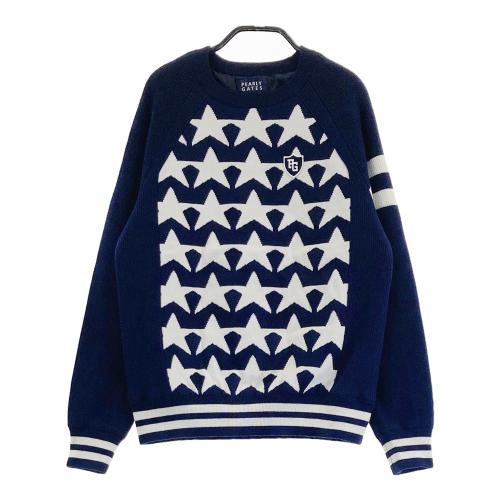 パーリーゲイツ 長袖 ニット セーター S 柄 ゴルフ ヴィンテージ PEARLY GATES オールド パーリーゲイツ 長袖 ニット セーター S