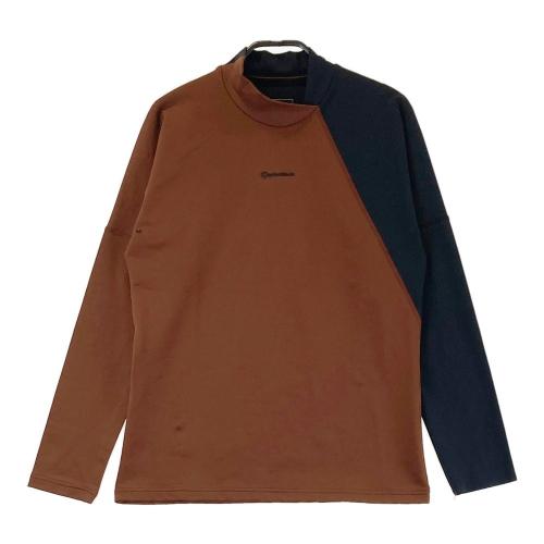 サイズ：2 PEARLY GATES パーリーゲイツ  ハイネック長袖Tシャツ  ブラウン系 [240101434223] ゴルフウェア レディース ストスト PEARLY GATES パーリーゲイツ ハイネック長袖Tシャツ ブラウン系