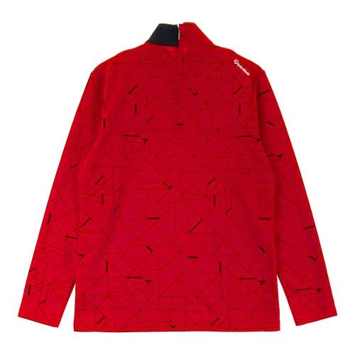 TAYLOR MADE テーラーメイド 長袖ハイネックTシャツ 総柄 ピンク