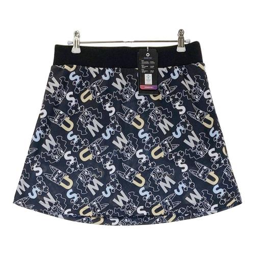 M.U SPORTS エムユースポーツ 半袖ポロ ワンピース ブラック系