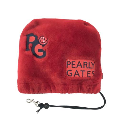 PEARLY GATES パーリーゲイツ 25周年 ボアヘッドカバー 3点セット  レッド系 IRON/FW×2 [240101445820] ゴルフウェア ストスト PEARLY GATES パーリーゲイツ ボア アイアンカバー ワッペン