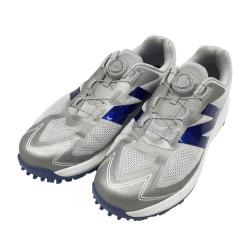 NEW BALANCE GOLF ニューバランス MGB574T2 ゴルフシューズ BOA  ネイビー系 26 [240101430056] ゴルフウェア メンズ ストスト New Balance ニューバランス ゴルフシューズ 白×ネイビー BOA