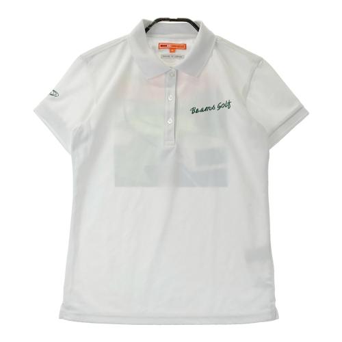 サイズ：L BEAMS GOLF ビームスゴルフ  裏メッシュ ジャケット ボタニカル柄 ホワイト系 [240101442884] ゴルフウェア レディース ストスト BEAMS GOLF ビームスゴルフ 裏メッシュ ジャケット ボタニカル柄