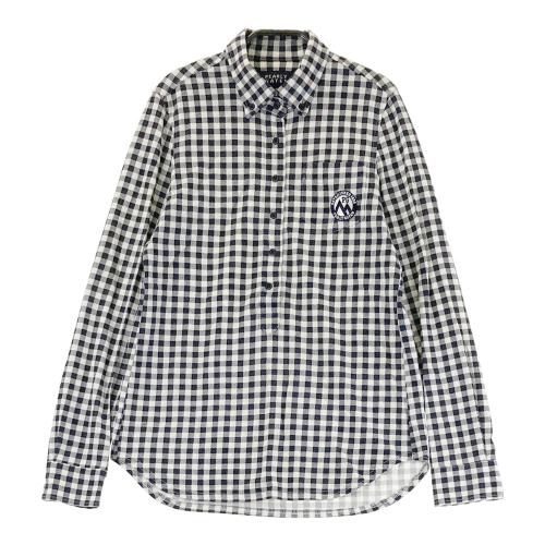 PEARLY GATES パーリーゲイツ 長袖シャツ チェック柄 ブルー系 サイズ