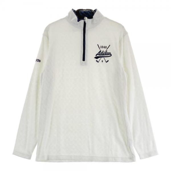 喜ばれる誕生日プレゼント ADIDAS GOLF アディダスゴルフ ハーフジップ 長袖Tシャツ メンズウェア