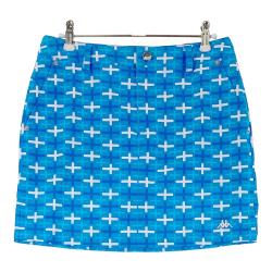 KAPPA GOLF カッパゴルフ スカート 総柄 ブルー系 L KAPPA GOLF(カッパゴルフ) スカート｜中古ゴルフウェア通販
