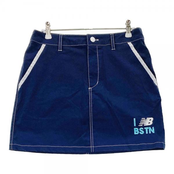 サイズ：1 NEW BALANCE GOLF ニューバランス  ストレッチ スカート  ネイビー系 [240101473635] ゴルフウェア レディース ストスト NEW BALANCE GOLF ニューバランス ストレッチ スカート ネイビー