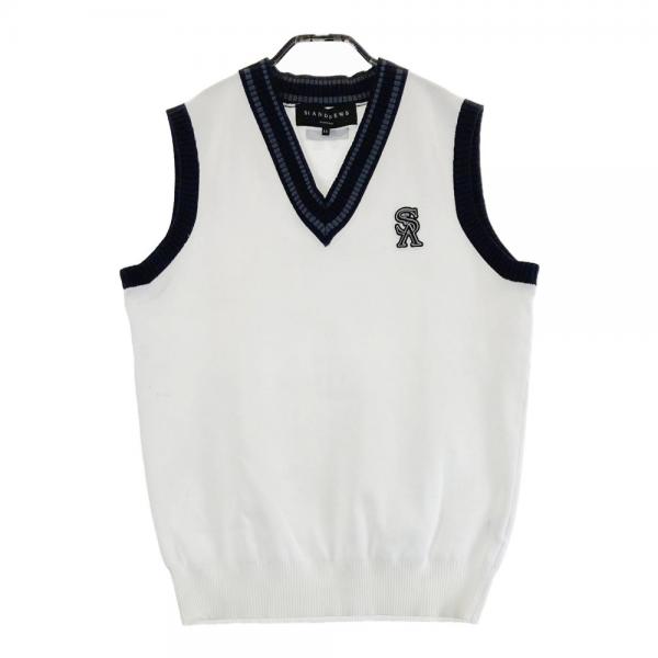 ST ANDREWS セントアンドリュース ニットベスト ブラック系 L