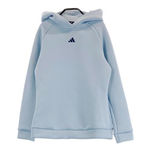 サイズ：M ADIDAS GOLF アディダスゴルフ 2024年 ダンボールニット 長袖パーカー  ホワイト系 [240101480470] ゴルフウェア レディース ストスト ADIDAS GOLF アディダスゴルフ 2024年 ダンボールニット 長袖