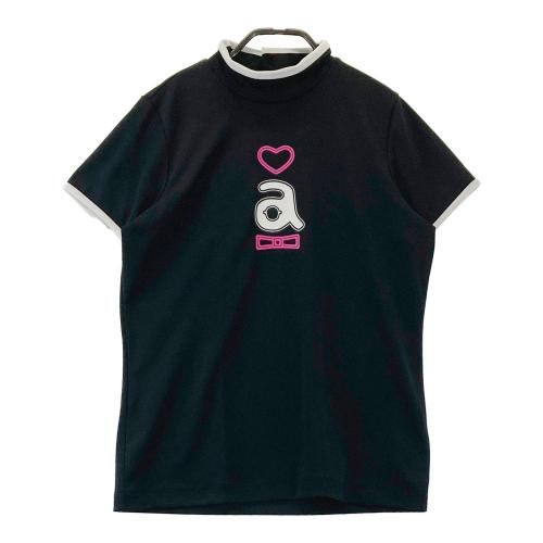ARCHIVIO アルチビオ ハイネック ノースリーブTシャツ ロゴ