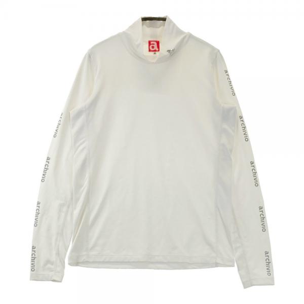 アルチビオarchivio ハイネックシャツ ホワイト 36 中古