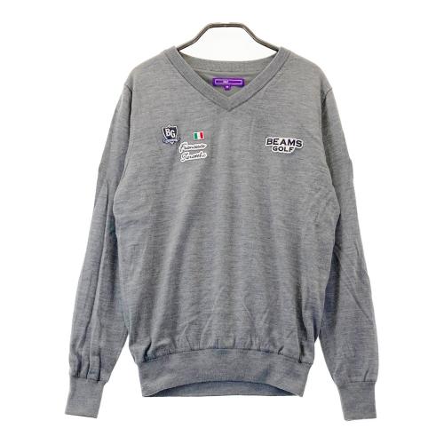 beamsgolf ハーフジップスウェット　M 新品 BEAMS GOLF ビームスゴルフ ハーフジップ 裏地付 ニットセーター