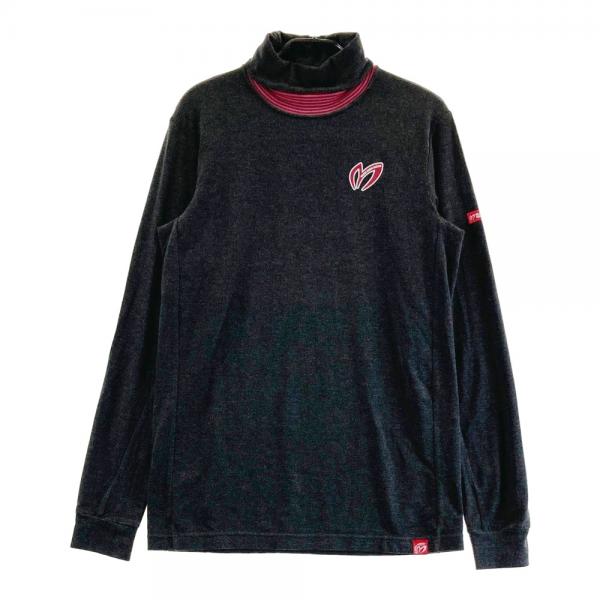 サイズ：4 MASTER BUNNY EDITION マスターバニーエディション  起毛 タートルネック 長袖Tシャツ  グレー系 [240101474319] ゴルフウェア メンズ ストスト MASTER BUNNY EDITION マスターバニーエディション 起毛