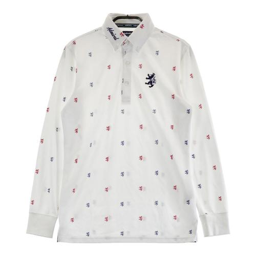 ADMIRAL アドミラル ハーフジップ 長袖Tシャツ ホワイト系