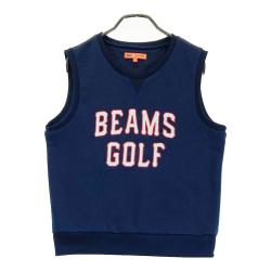 サイズ：L BEAMS GOLF ビームスゴルフ  ベスト スウェット地  ネイビー系 [240101474450] ゴルフウェア レディース ストスト BEAMS GOLF ビームスゴルフ ベスト スウェット地 ネイビー系