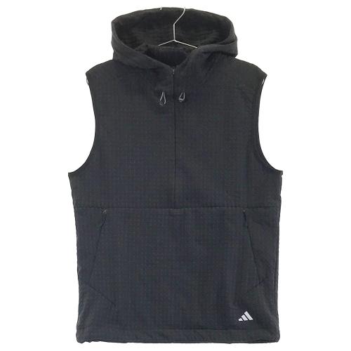 サイズ：M ADIDAS GOLF アディダスゴルフ 2024年モデル IT0924 半袖ポロシャツ ボタンダウン  ブラック系 [240101435431] ゴルフウェア メンズ ストスト ADIDAS GOLF アディダスゴルフ 2024年モデル IT0924 半袖