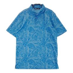 coco 中古 トラビスマシュー TRAVIS MATHEW  メンズ 半袖ポロシャツ XL ネイビー ロゴ刺繍 総柄 ハイビスカス柄 TRAVISMATHEW TRAVIS MATHEW トラビスマシュー 半袖ポロシャツ
