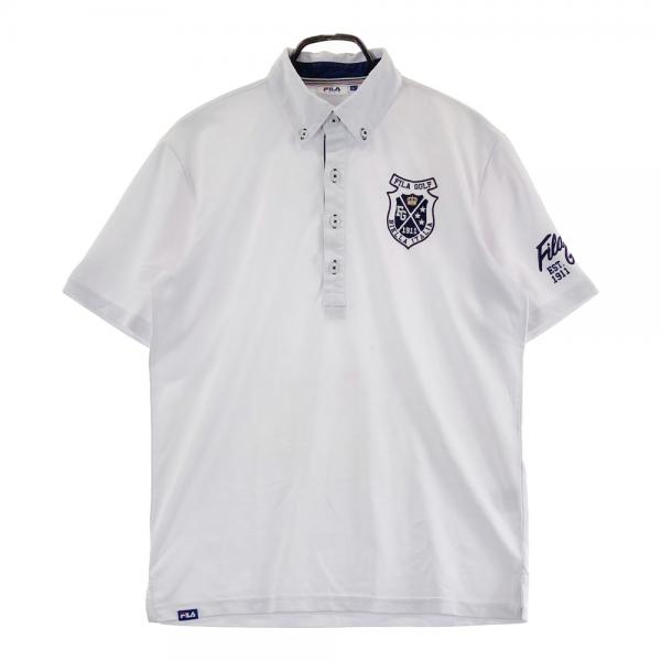 FILA GOLF フィラゴルフ ML5BM600 半袖ポロシャツ ボタンダウン