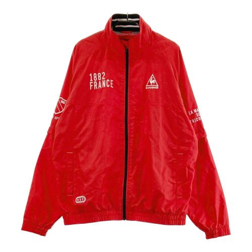 LECOQ ルコック ゴルフ フード付 ボア裏地 ジップジャケット L レッド LE COQ GOLF ルコックゴルフ 長袖 ジップジャケット レッド系 サイズ