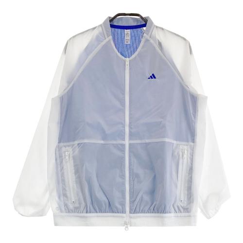 サイズ：L ADIDAS GOLF アディダスゴルフ  コーデュロイ 裏起毛 ジップジャケット  ホワイト系 [240101441154] ゴルフウェア レディース ストスト ADIDAS GOLF アディダスゴルフ コーデュロイ 裏起毛 ジップ