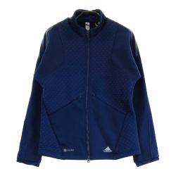 サイズ：M ADIDAS GOLF アディダスゴルフ HG1700 裏起毛 ジップジャケット  ネイビー系 [240101475154] ゴルフウェア レディース ストスト ADIDAS GOLF アディダスゴルフ HG1700 裏起毛 ジップジャケット