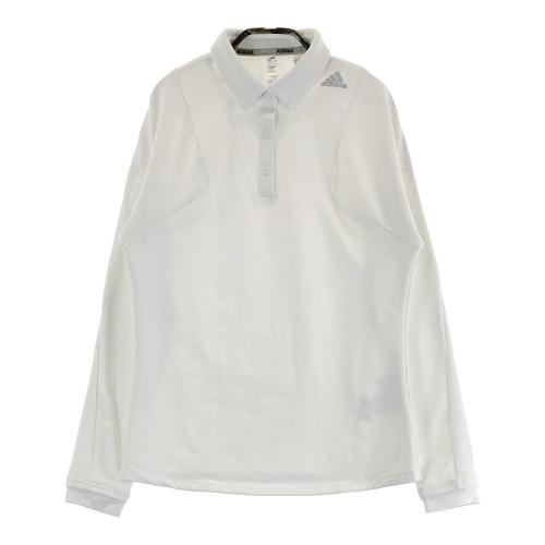 サイズ：L ADIDAS GOLF アディダスゴルフ  コーデュロイ 裏起毛 ジップジャケット  ホワイト系 [240101441154] ゴルフウェア レディース ストスト サイズ：L ADIDAS GOLF アディダスゴルフ コーデュロイ 裏起毛