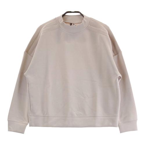 サイズ：M ADIDAS GOLF アディダスゴルフ JE7368 2025年モデル ダンボールニット 長袖Tシャツ  ベージュ系 [240101475175] ゴルフウェア レディース ストスト サイズ：M ADIDAS GOLF アディダスゴルフ JE7368 2025年モデル