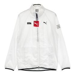 サイズ：M PUMA GOLF プーマゴルフ 2023年モデル 裏メッシュ ナイロン ジップジャケット  ホワイト系 [240101475200] ゴルフウェア メンズ ストスト 新品】PUMA GOLF プーマゴルフ 2023年モデル 裏メッシュ