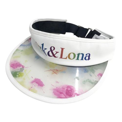 MARK&LONA マークアンドロナ サンバイザー ピンク系 ランク：N 【新品