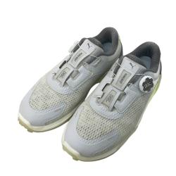 PUMA プーマ ゴルフシューズ【ホワイト/27.0ｃｍ】中古！ PUMA GOLF プーマゴルフ 187210 05 ゴルフシューズ FUSION SPORT