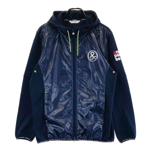 JACK BUNNY ジャックバニー 切替パーカー サークルロゴ ベージュ