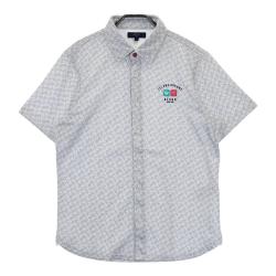 サイズ：M ADIDAS GOLF アディダスゴルフ ×MALBON IP9221 半袖 シャツ チェック柄 ネイビー系 [240101422761] ゴルフウェア メンズ ストスト アディダス 【ゴルフ】MALBON ギンガムチェック フルオープン