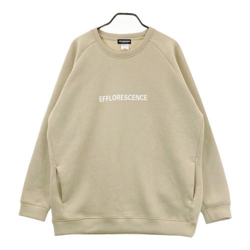 サイズ：XL EFFLORESCENCE エフロレッセンス  ハーフジップスウェット トレーナー  ホワイト系 [240101431807] ゴルフウェア メンズ ストスト EFFLORESCENCE エフロレッセンス ハーフジップスウェット