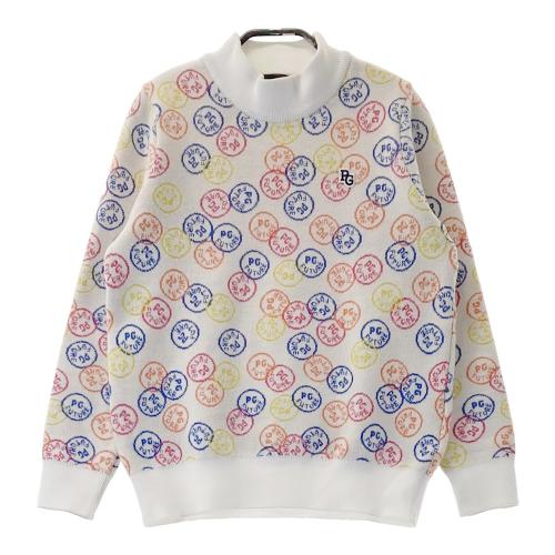 未使用級✨ パーリーゲイツ カシミヤ100% ニット　セーター パープル6 PEARLY GATES パーリーゲイツ ニットセーター カシミヤ パープル系