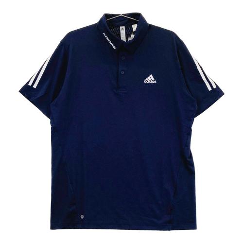 サイズ：L ADIDAS GOLF アディダスゴルフ 2024年モデル 半袖ポロシャツ  ネイビー系 [240101404038] ゴルフウェア メンズ ストスト 1-240101476358-m-01-pl.jpg